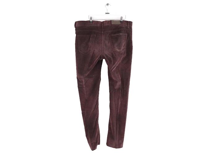Berluti Gerade Hose in Bordeauxrot - Ansicht 3