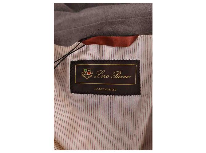 Loro Piana Fato cinzento Cinza - vista 5