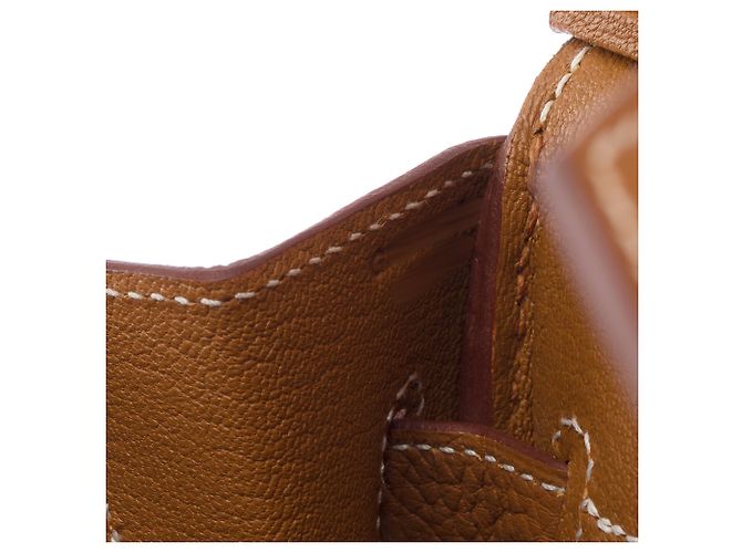 Hermès Borsa HERMES Birkin 35 in Pelle Doré - 103895 D'oro - vista 8