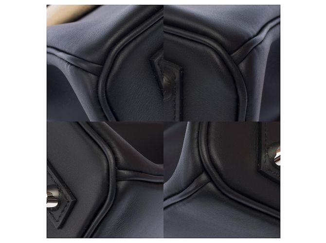 Hermès mala HERMES Birkin 25 em Couro Preto - 103896 - vista 12