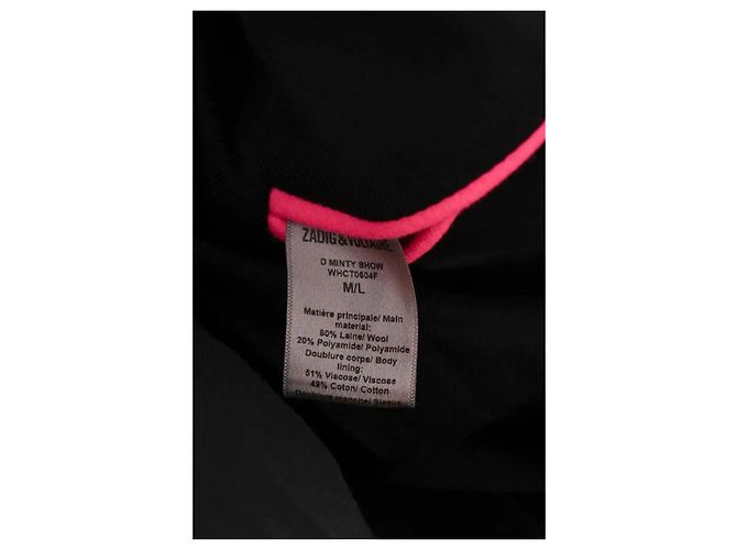 Zadig & Voltaire Abrigo Minty Show rosa - vista 6