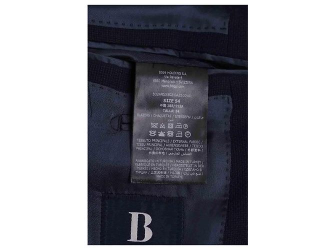 Autre Marque Boggi Anzug aus Wolle blau - Ansicht 6