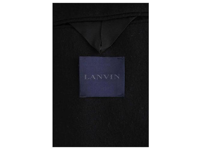 Giacca Lanvin in lana nera da uomo Nero - vista 5