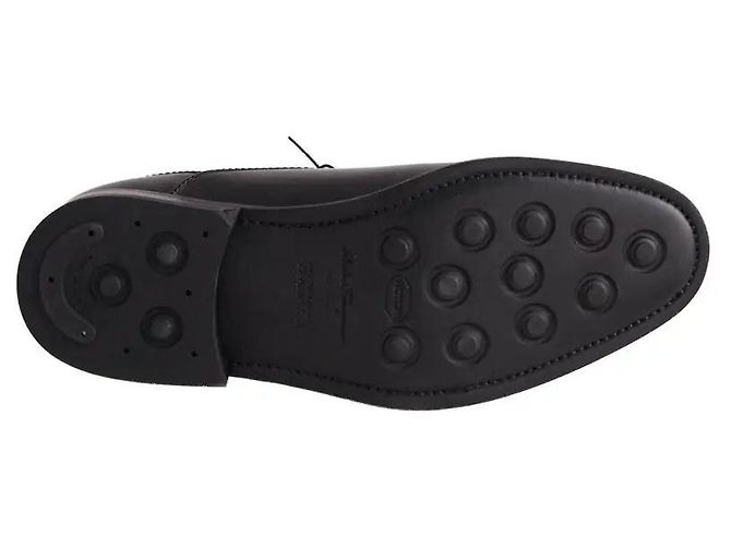 Scarpe stringate in pelle nere Salvatore Ferragamo uomo Nero - vista 7