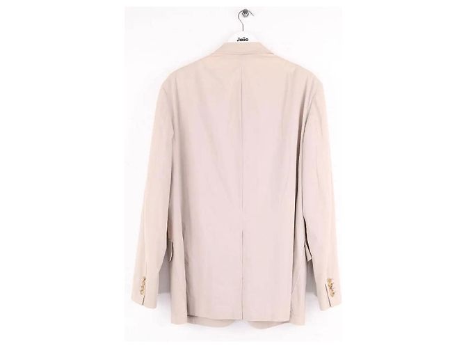 Hermès Jacke aus Baumwolle Beige - Ansicht 3