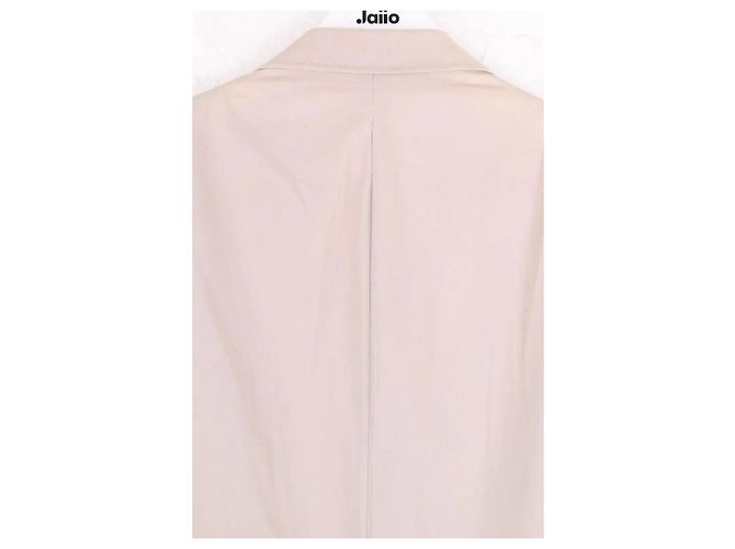 Hermès Jacke aus Baumwolle Beige - Ansicht 4