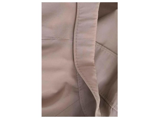 Hermès Jacke aus Baumwolle Beige - Ansicht 5