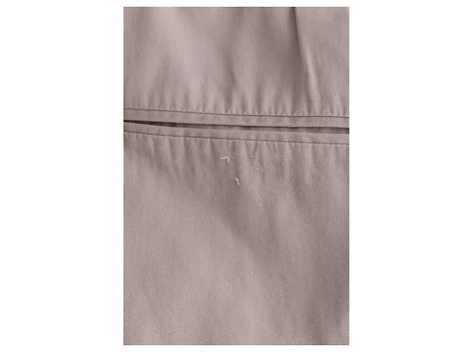 Hermès Jacke aus Baumwolle Beige - Ansicht 7