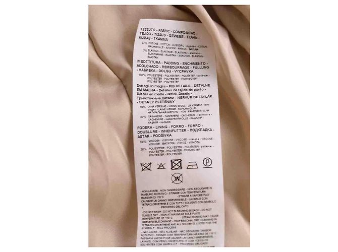 Emporio Armani Beige Jacke - Ansicht 6