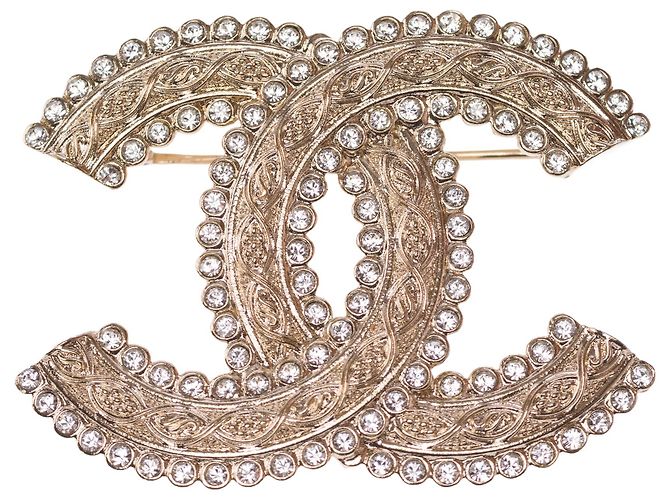 Gioielli CHANEL CC in Metallo Dorato - 103905 D'oro - vista 2