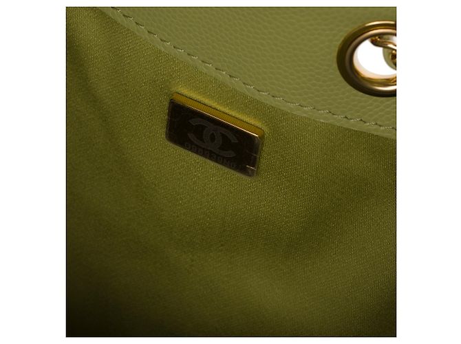 Borsa CHANEL in Pelle Verde - 103891 - vista 8