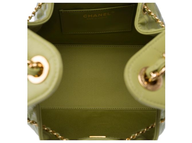 Borsa CHANEL in Pelle Verde - 103891 - vista 9