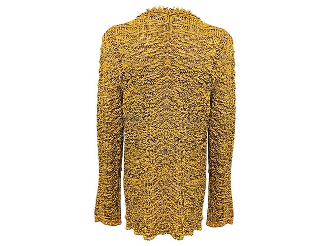 Lanvin Gold Multi Metallic Strick-Cardigan Metallisch - Ansicht 3