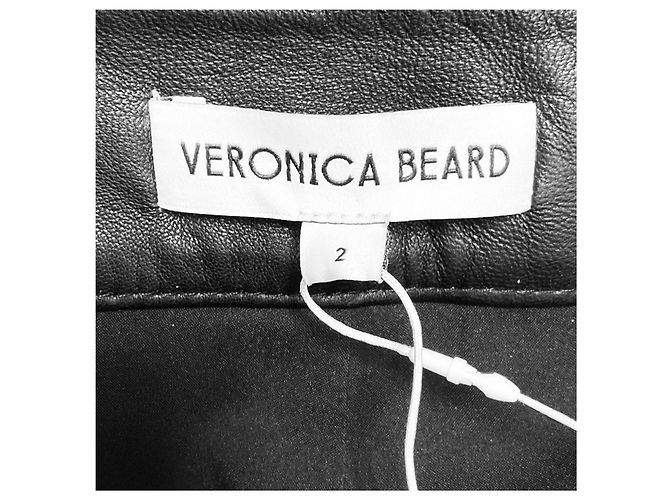 Veronica Beard Renzo Hose aus schwarzem Lammleder - Ansicht 4