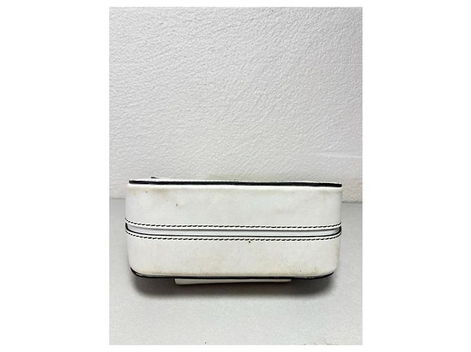 Céline Square Medium Handbag White Leather - view 6