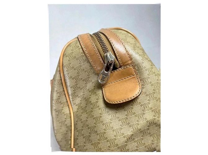Céline Boston Bolso Macadam Camel Beige Castaño - vista 10