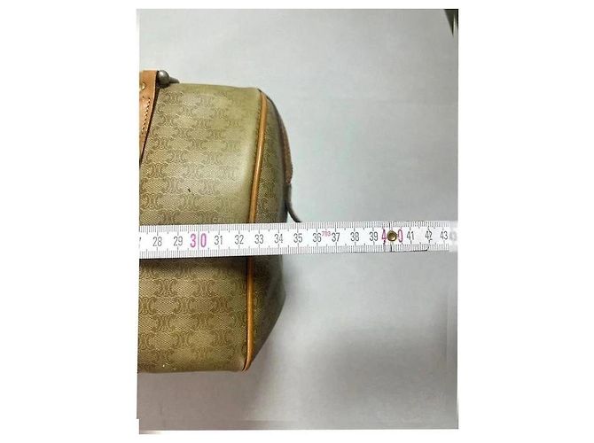 Céline Boston Bolso Macadam Camel Beige Castaño - vista 12