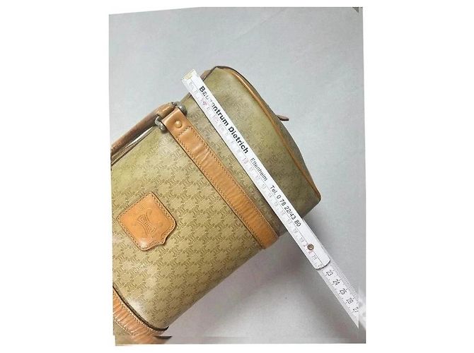 Céline Boston Bolso Macadam Camel Beige Castaño - vista 13