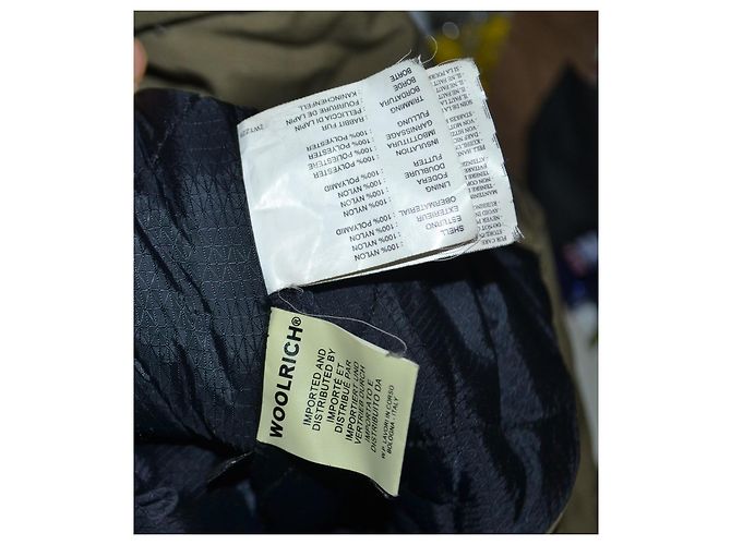 Parka Woolrich para mujer con ribete de piel, Caqui - vista 7