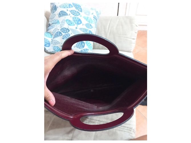 Borsa Christian Dior Monogram Oblique Bordeaux Rosa Bianco - vista 10