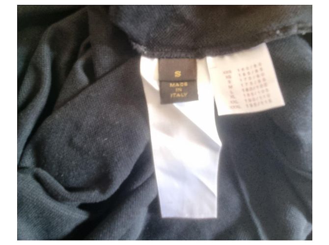 Louis Vuitton Polo Schwarz Piqué-Baumwolle Damier-Kragen - Größe S - Ansicht 7