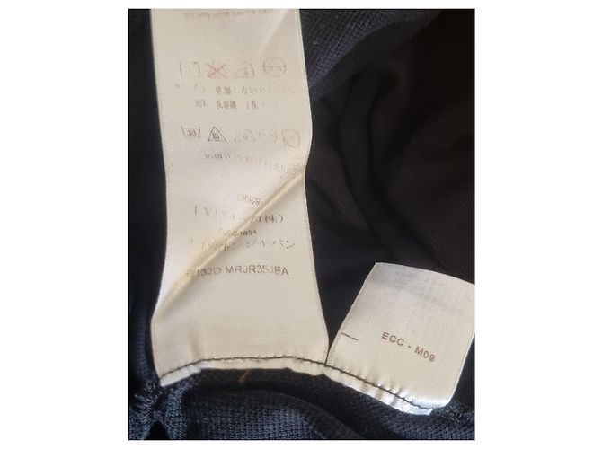 Louis Vuitton Polo Schwarz Piqué-Baumwolle Damier-Kragen - Größe S - Ansicht 9