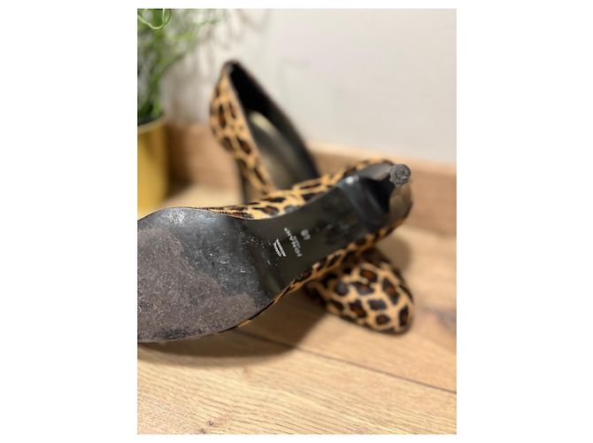 Décolleté Jonak stampa leopardata effetto pelo Stampa leopardo - vista 7