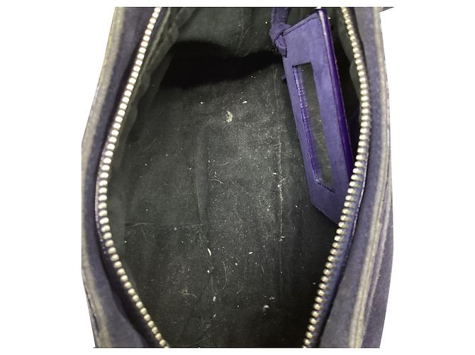 Everyday Borsa a tracolla Balenciaga Motocross Hip in camoscio viola Porpora - vista 11
