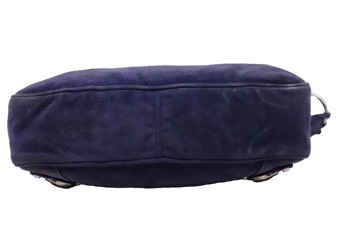 Everyday Borsa a tracolla Balenciaga Motocross Hip in camoscio viola Porpora - vista 5