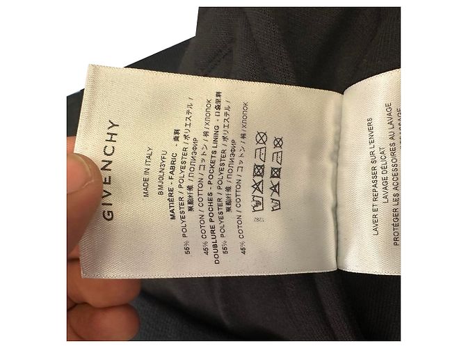 Givenchy Trackjacke mit Paspelierung aus schwarzem Polyester - Ansicht 11