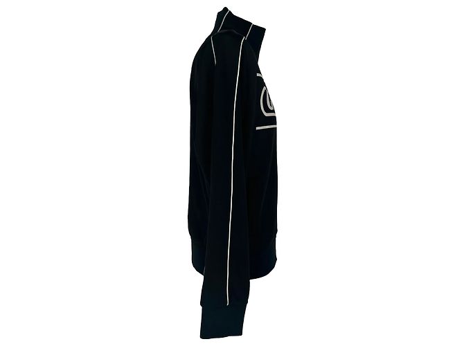 Givenchy Trackjacke mit Paspelierung aus schwarzem Polyester - Ansicht 2