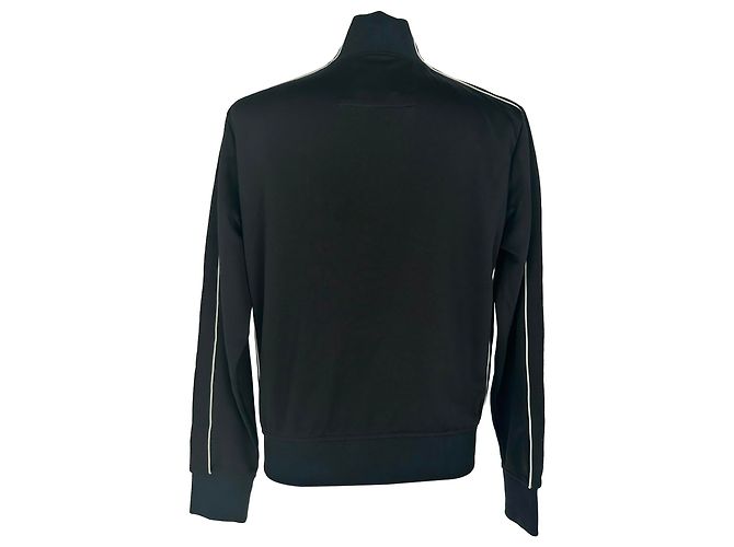 Givenchy Trackjacke mit Paspelierung aus schwarzem Polyester - Ansicht 3