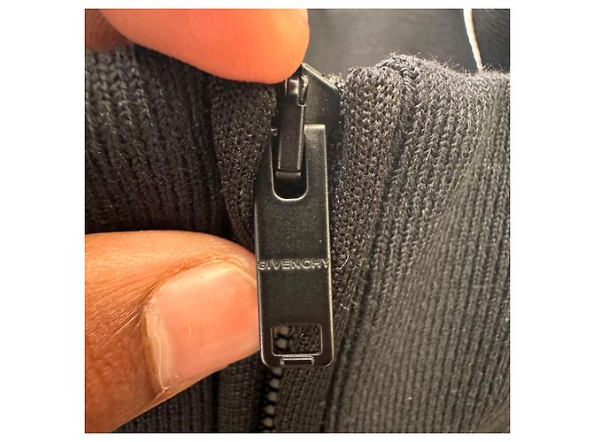 Givenchy Trackjacke mit Paspelierung aus schwarzem Polyester - Ansicht 4