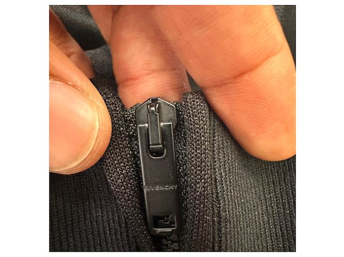 Givenchy Trackjacke mit Paspelierung aus schwarzem Polyester - Ansicht 5
