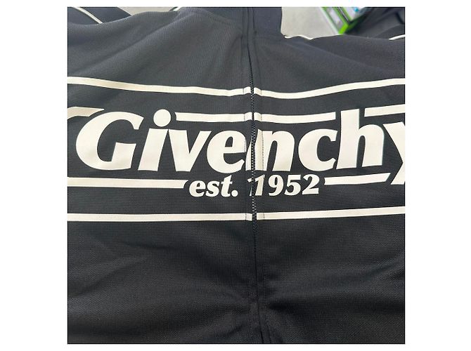 Givenchy Trackjacke mit Paspelierung aus schwarzem Polyester - Ansicht 8