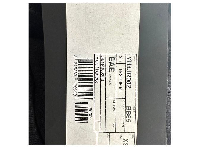 Balmain Hoodie mit Logo-Print aus schwarzer Baumwolle - Ansicht 8