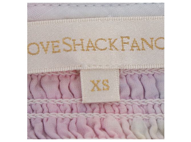 Mini abito Loveshackfancy Celia Tie-Dye in viscosa multicolore - vista 4