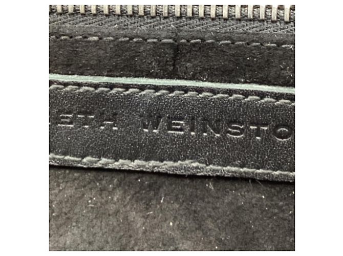 Autre Marque Borsa a pochette grande Elisabeth Weinstock in pelle di serpente nera Stampa python - vista 7