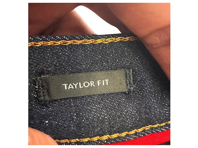 Jeans Versace Taylor-Fit in cotone nero - vista 10