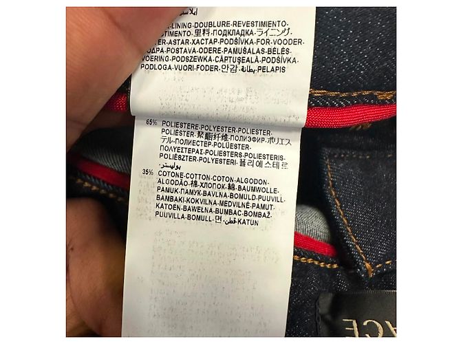 Jeans Versace Taylor-Fit in cotone nero - vista 15