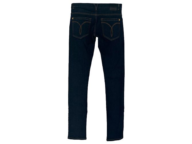 Jeans Versace Taylor-Fit in cotone nero - vista 2