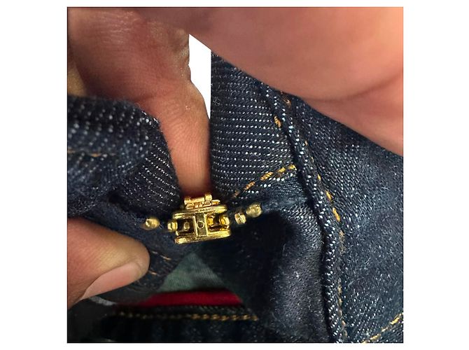 Jeans Versace Taylor-Fit in cotone nero - vista 8