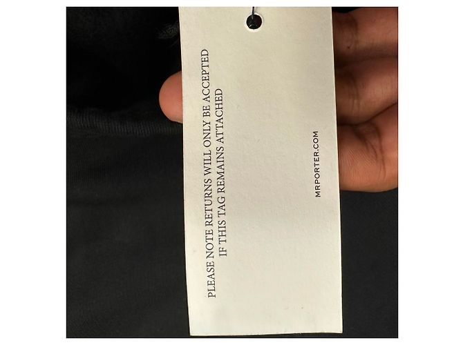 Pantaloni jogger Balmain in cotone nero con logo ricamato - vista 10