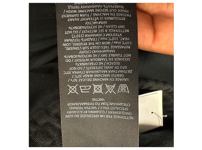 Pantaloni jogger Balmain in cotone nero con logo ricamato - vista 15