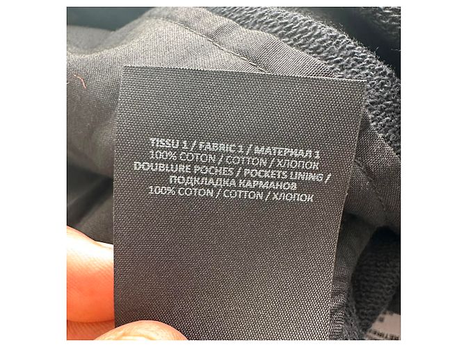 Balmain Jogginghose mit Foil Tape Logo aus schwarzer Baumwolle - Ansicht 5