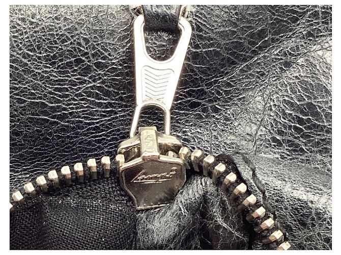 Borsa a busta Balenciaga Giant 21 Envelope in pelle nera Nero - vista 13