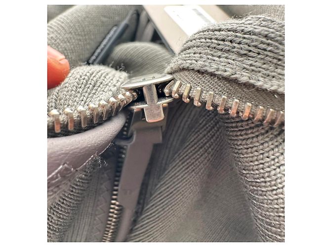 Tom Ford Half-Zip Knitted Sweater in Grey Wool - view 6