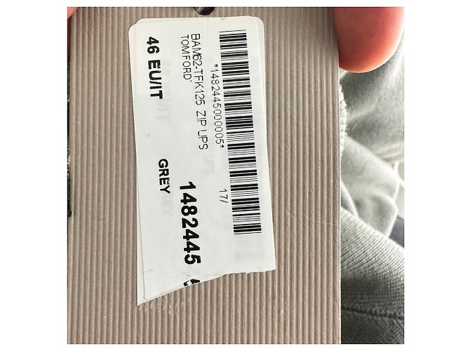 Tom Ford Half-Zip Knitted Sweater in Grey Wool - view 8