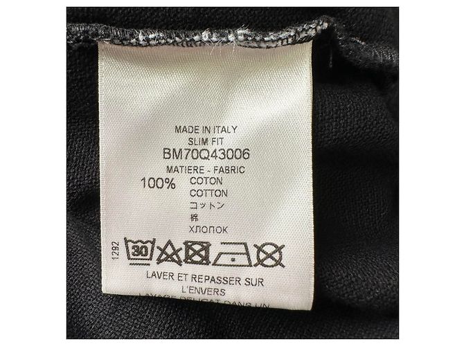Polo Givenchy con nastro logo in cotone nero - vista 5