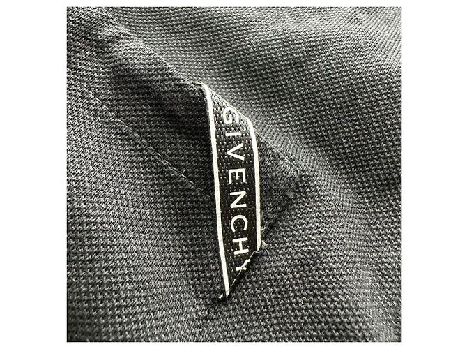 Polo Givenchy con nastro logo in cotone nero - vista 6